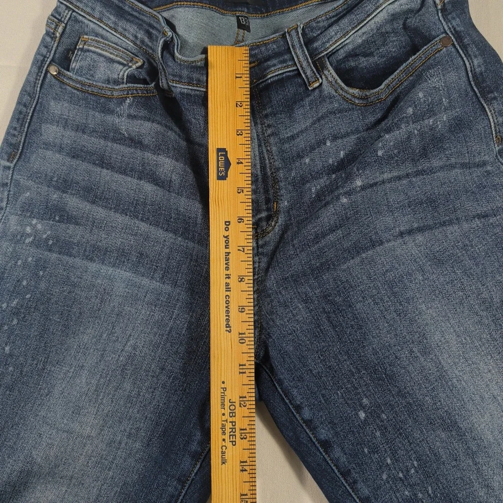 Judy Blue Jeans Womens 13/31 Blue Boyfriend Fit JB82346DK Stretch Medium Wash